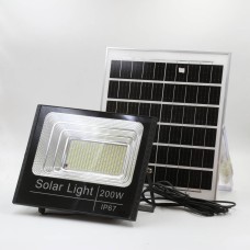 Ус чийгний хамгаалалттай, нарны энергиэр ажилладаг Гадаа прожуктор 200W 6000K (SOLAR) Ус чийгний хамгаалалттай, нарны энергиэр ажилладаг Гадаа прожуктор 200W 6000K (SOLAR)