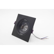 Нүдэн гэрэл Дөрвөлжин APL хар нэгтэй гэрэл 12w 12см