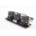 Нүдэн гэрэл Дөрвөлжин хар гуравтай гэрэл 12w x 3 25x9см