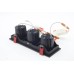 Нүдэн гэрэл Дөрвөлжин тортой хар гуравтай гэрэл 12w x 3 25x8,5см